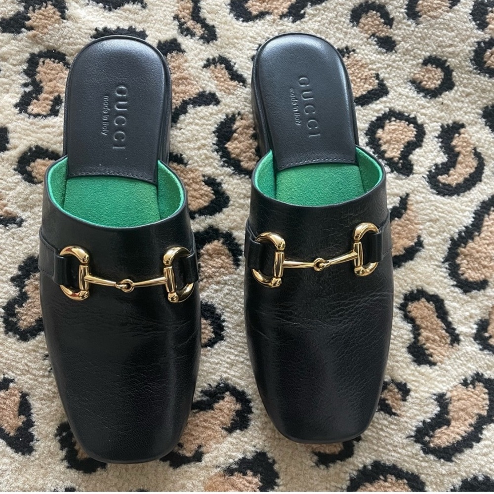 COPY - Gucci Pericle Horsebit Mules/Slip ons